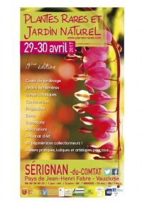 Journées Plantes Rares et Jardin Naturel. Du 29 au 30 avril 2017 à Sérignan du Comtat. Vaucluse.  09H00